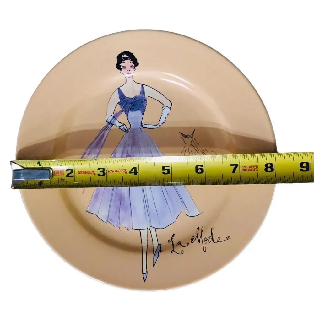 Fashion Dessert Plates 8 inches by Rosanna Set/4